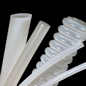 Natural White Moulded 100% Virgin PTFE Tubing With Custom Size , PTFE Hose