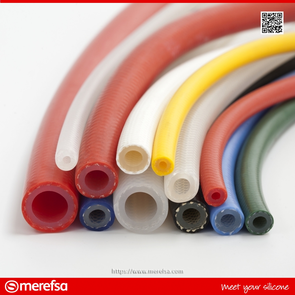 Silicone Hose Tube RED OD Ø7mm ID x Ø3mm x 2000mm