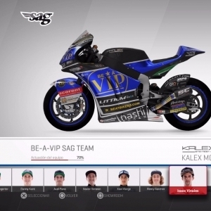Les motos MEREFSA  présentes dans le jeu vidéo MGP