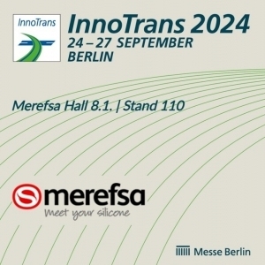 Merefsa en InnoTrans 2024: Innovación en Productos de Silicona para el Sector Ferroviario