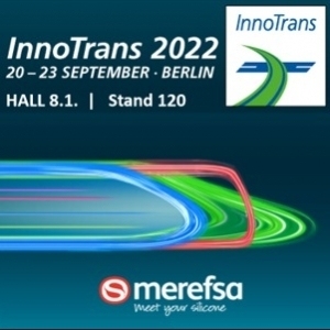 Merefsa exposera lors du salon leadeur du transport ferroviaire, l’InnoTrans 2022 de Berlin.