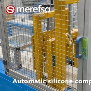 New automatic silicone extruder feeding line