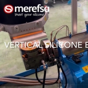 Nueva línea de extrusión vertical de silicona